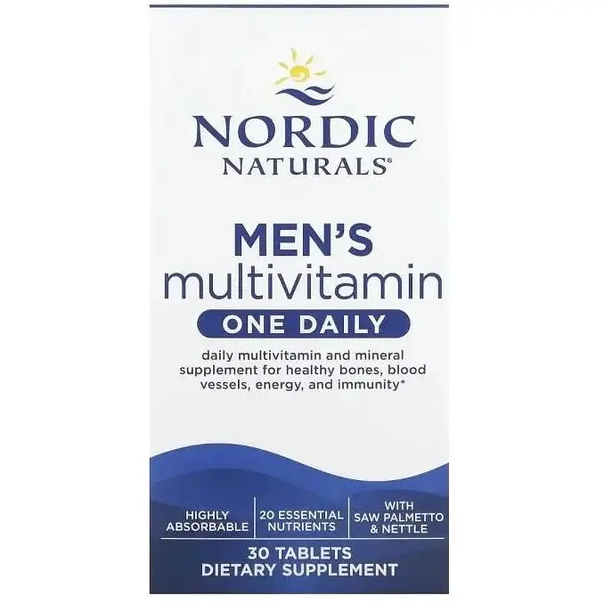 Мультивітаміни для чоловіків Nordic Naturals One Daily 30 таблеток - фото 3