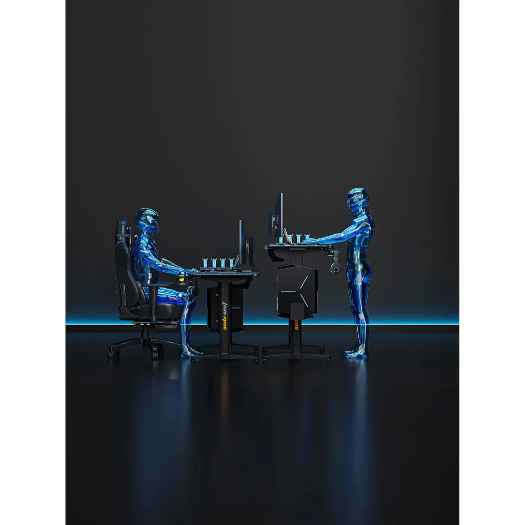 Комп'ютерний ігровий стіл Anda Seat Terminator RGB (AD-D-DD1-1600L-01-BB) [123502] - фото 9