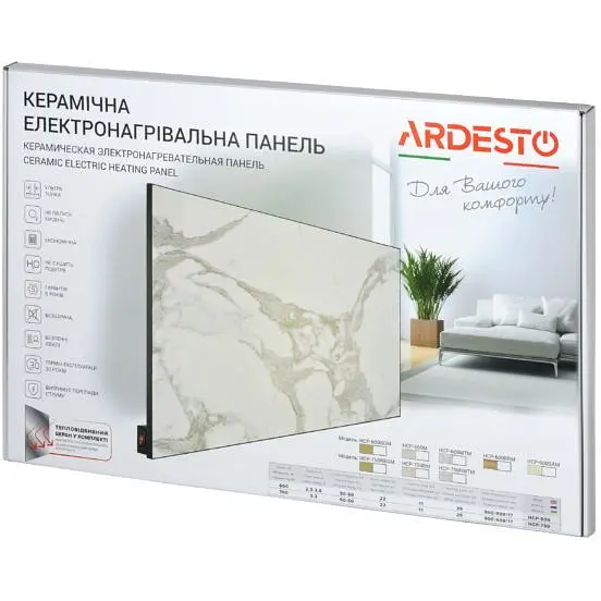 Керамический обогреватель Ardesto HCP-750RBGM [61334] - фото 6