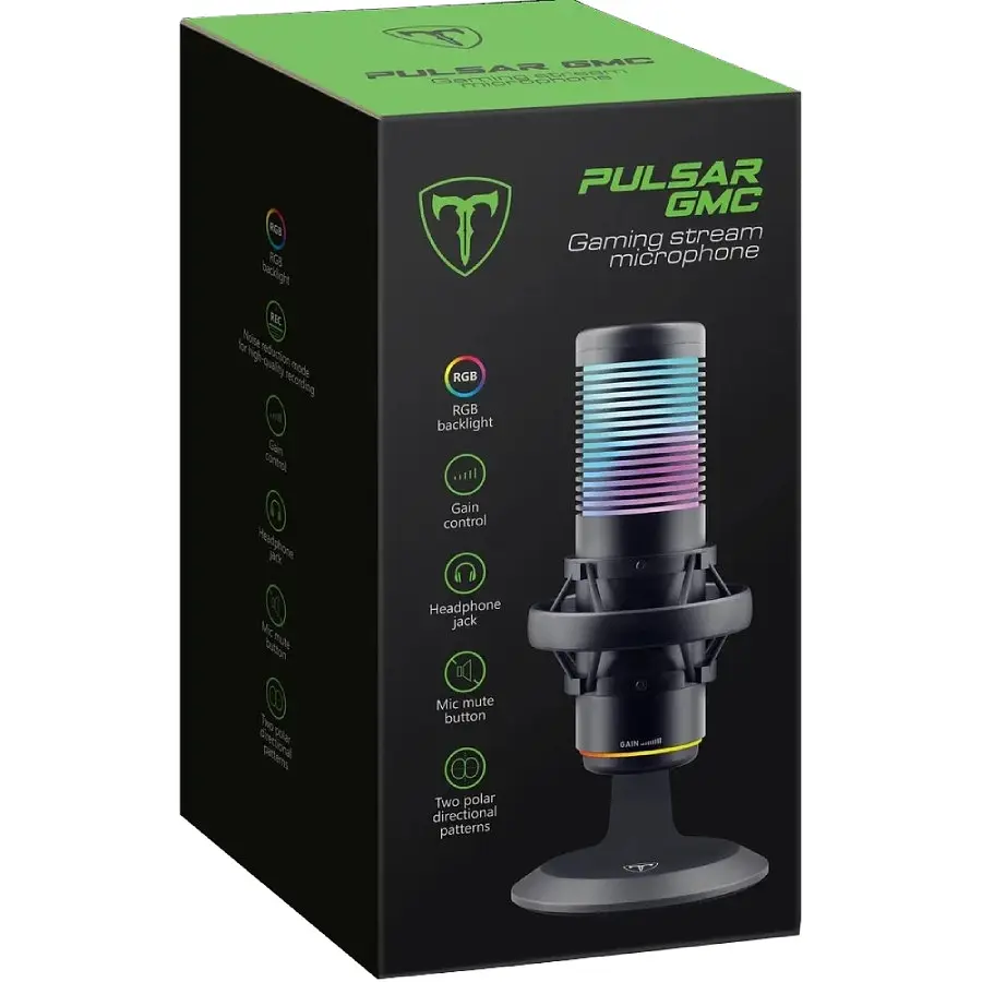 Ігровий стрім мікрофон Defender Pulsar GMC USB, RGB, 2.0 м - фото 6