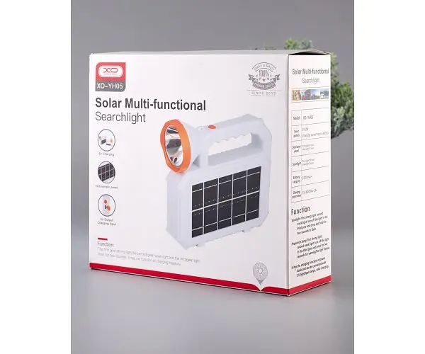 Ліхтар XO YH05 Solar Panel багатофункціональний з сонячною панеллю білий - фото 7