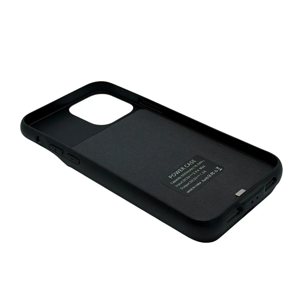 Чохол-акумулятор XON PowerCase для iPhone 12 / 12 Pro 5000 mAh Чорний (PCBS1112162B 1189) - фото 5