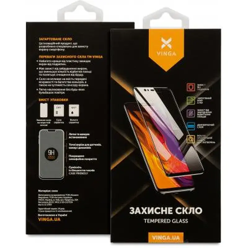 Скло захисне Vinga Redmi Note 9 Pro/Note 9 Pro Max/Note 9S/10 Lite (VGXRN9P) - фото 2