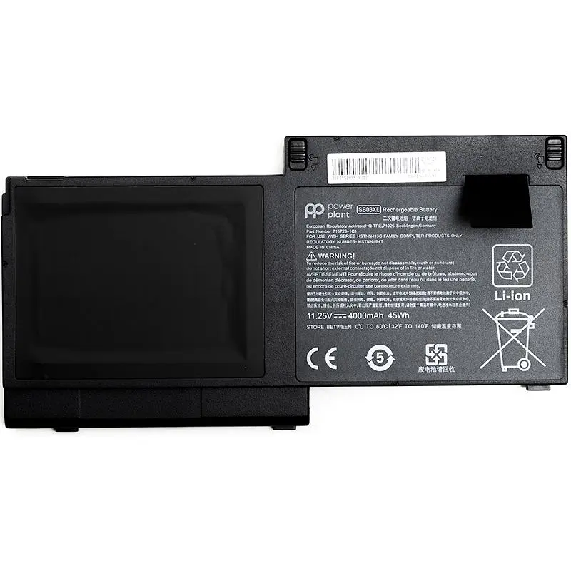 Акумулятор PowerPlant для ноутбуків HP Elitebook 720 (SB03XL) 11.25V 4000mAh (NB461110)