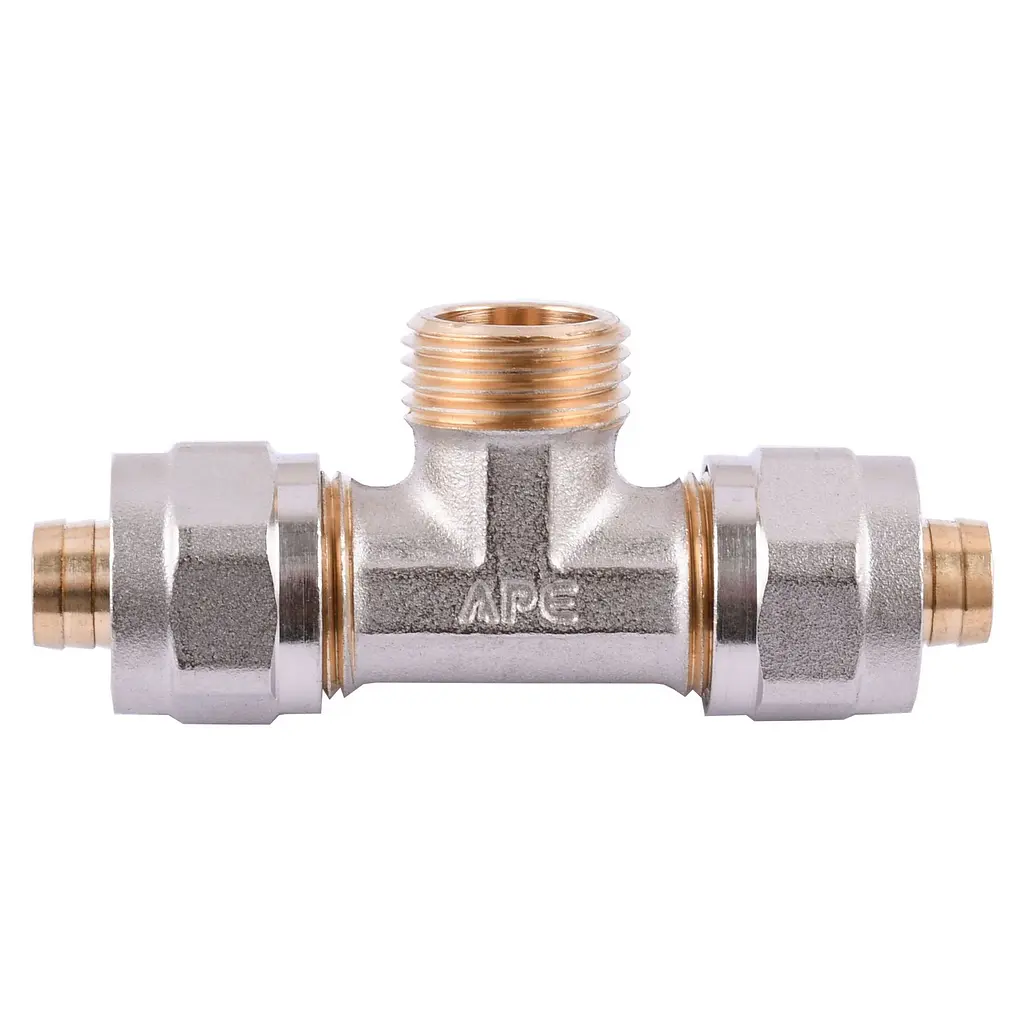 Трійник із зовнішньою різьбою APE 733 L 16x1/2″x16 000000860