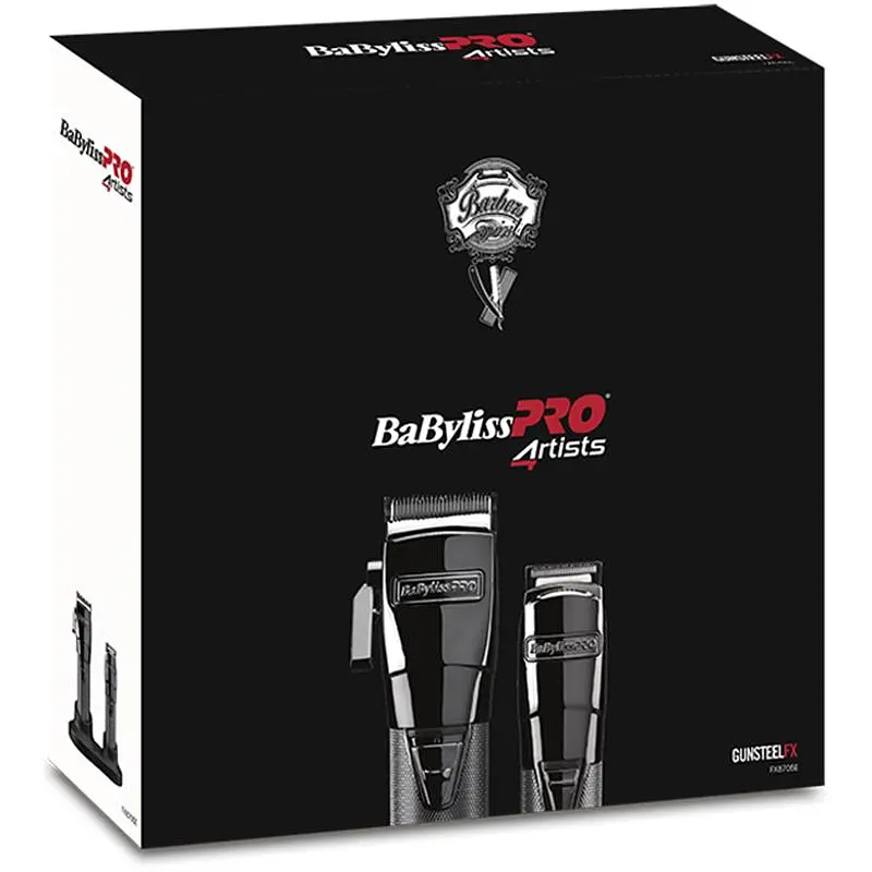 Машинка для стрижки Babyliss Pro FX8705E GunSteel FX Grooming Set - фото 5