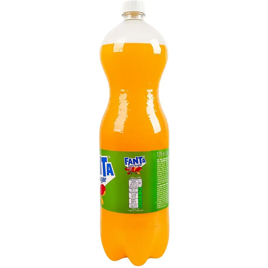 Напій Fanta Манго сильногазований смак манго з підсолоджувачем без цукру 1.75 л - фото 2