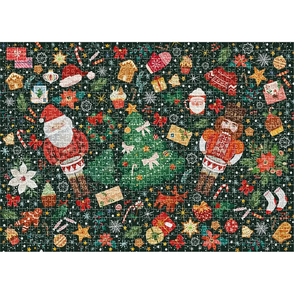 Пазлы трехслойные Interdruk Christmas Full of Joy 1000 шт. (376374) - фото 2