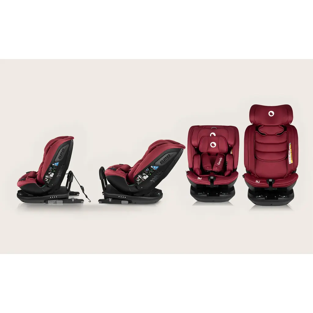 Автокресло Lionelo Bastiaan Rwf I-Size Red Burgundy (LO-BASTIAAN RWF I-SIZE RED BURGUNDY) - фото 4