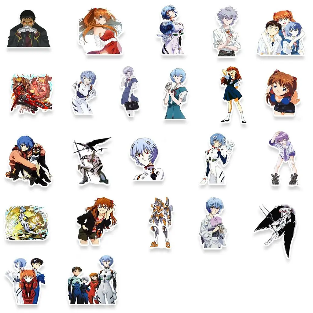 Стикерпак GeekLand Evangelion 50 штук - фото 3