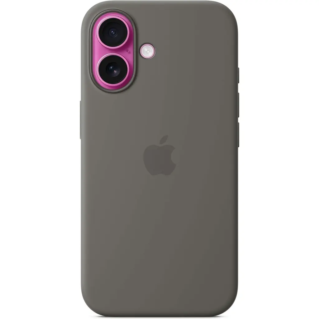 Чохол Apple Silicone Case with MagSafe для iPhone 16 Stone Gray (MYY33ZM/A) [116206] - фото 3