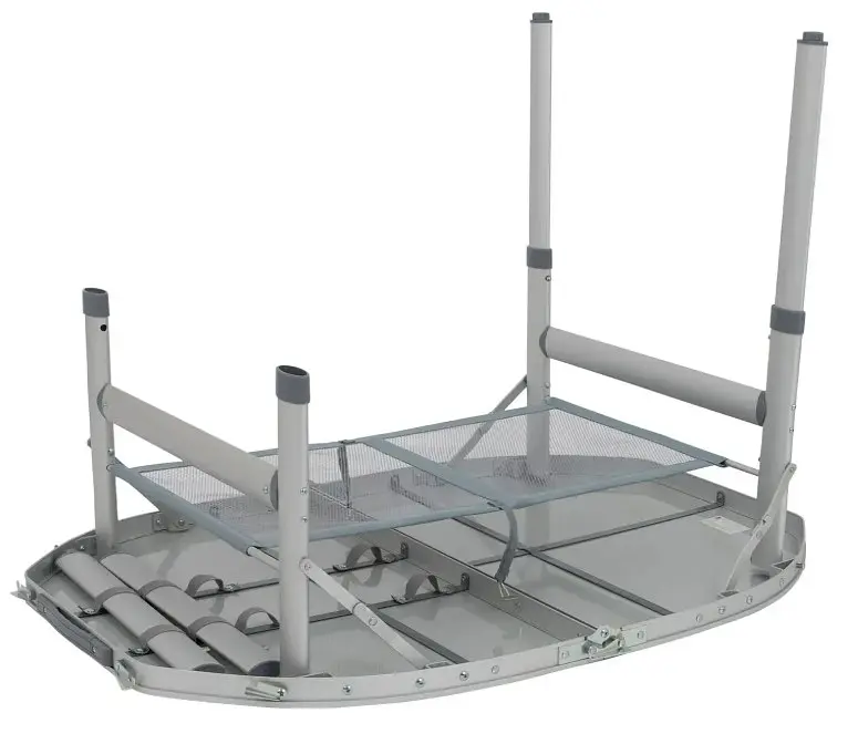 Стіл Bo-Camp Premium Oval 100x70 см Grey (1404424) (DAS303284) - фото 7