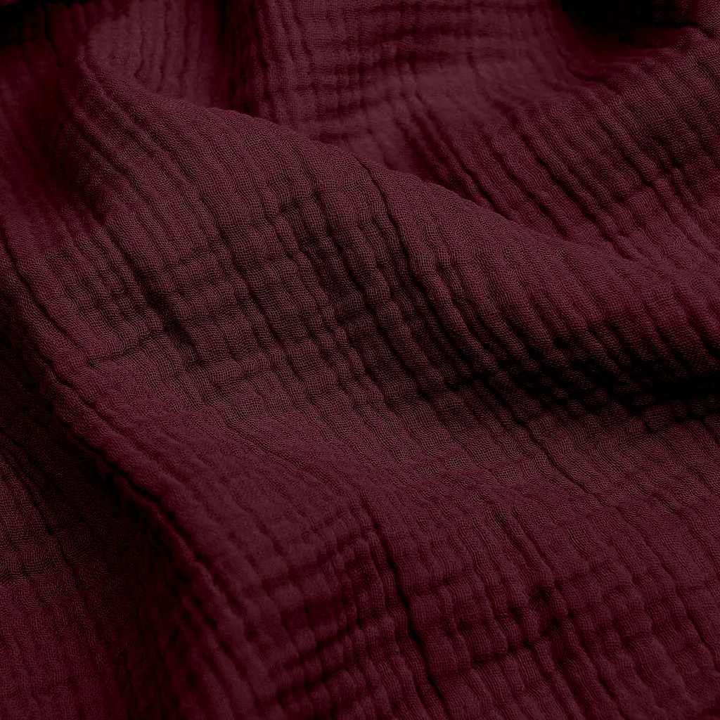 Наволочка Cosas Ruby муслінова 40х60 см бордова (57Muslin_ Bordo_40x60) - фото 2