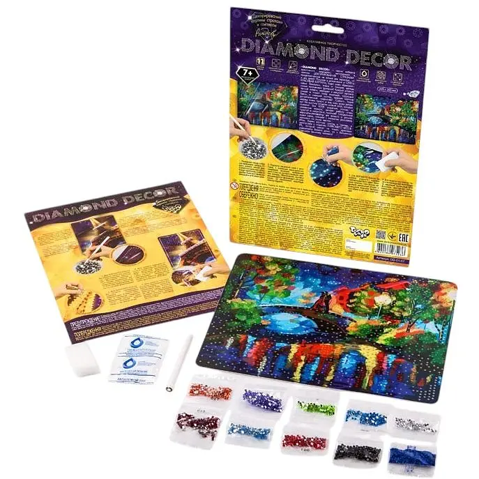 Набір креативної творчості Danko Toys Diamond Decor Рандеву DD-01-07 - фото 2