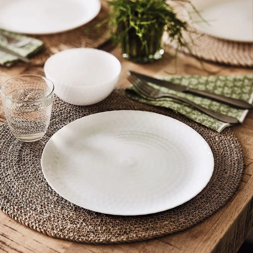 Тарелка Luminarc Pampille White 25 см обеденная белая (Q4655) - фото 2