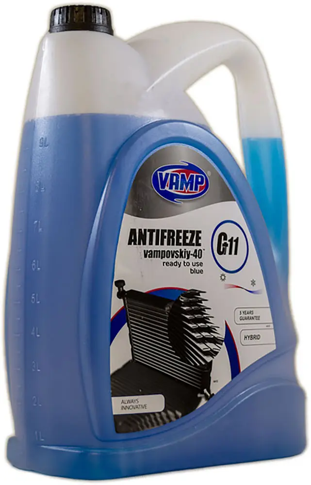 Антифриз Vamp G11 -30 °C синій 10 л - фото 2