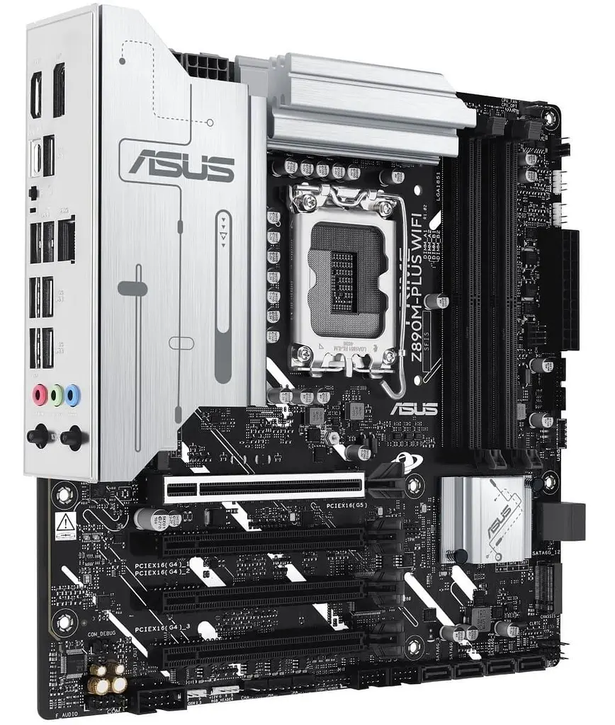 Материнська плата ASUS PRIME Z890M-PLUS WIFI (PRIME Z890M-PLUS WIFI) (Socket 1851, Intel Z890, Micro-ATX) - фото 4