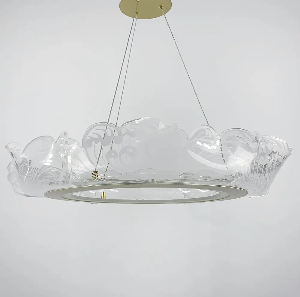 Элегантная люстра в виде волн Ст. D 5022 | Line F - фото 4