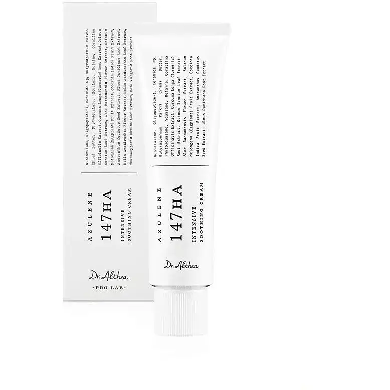 Крем для обличчя з азуленом Dr.Althea Pro Lab Azulene 147 HA-Intensive Soothing Cream 50 мл - фото 2