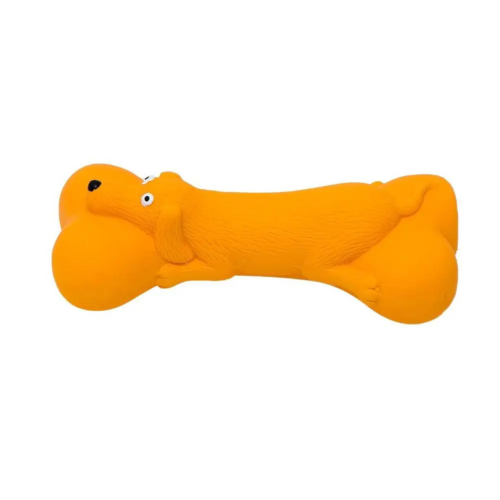 Игрушка Eastland Косточка с мордой собаки для собак 12 см латекс - фото 2