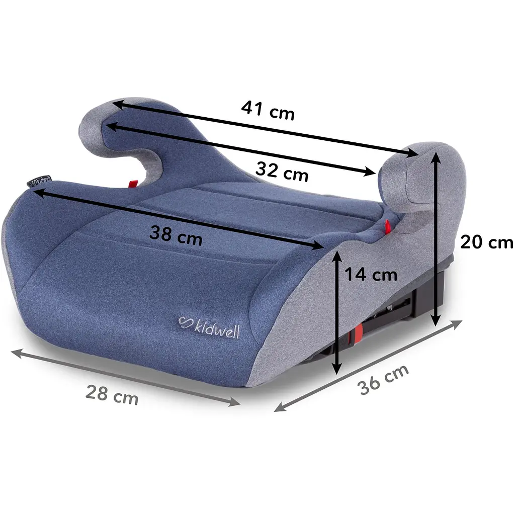 Бустер Kidwell Baxter Isofix 15-36 кг Blue - фото 2