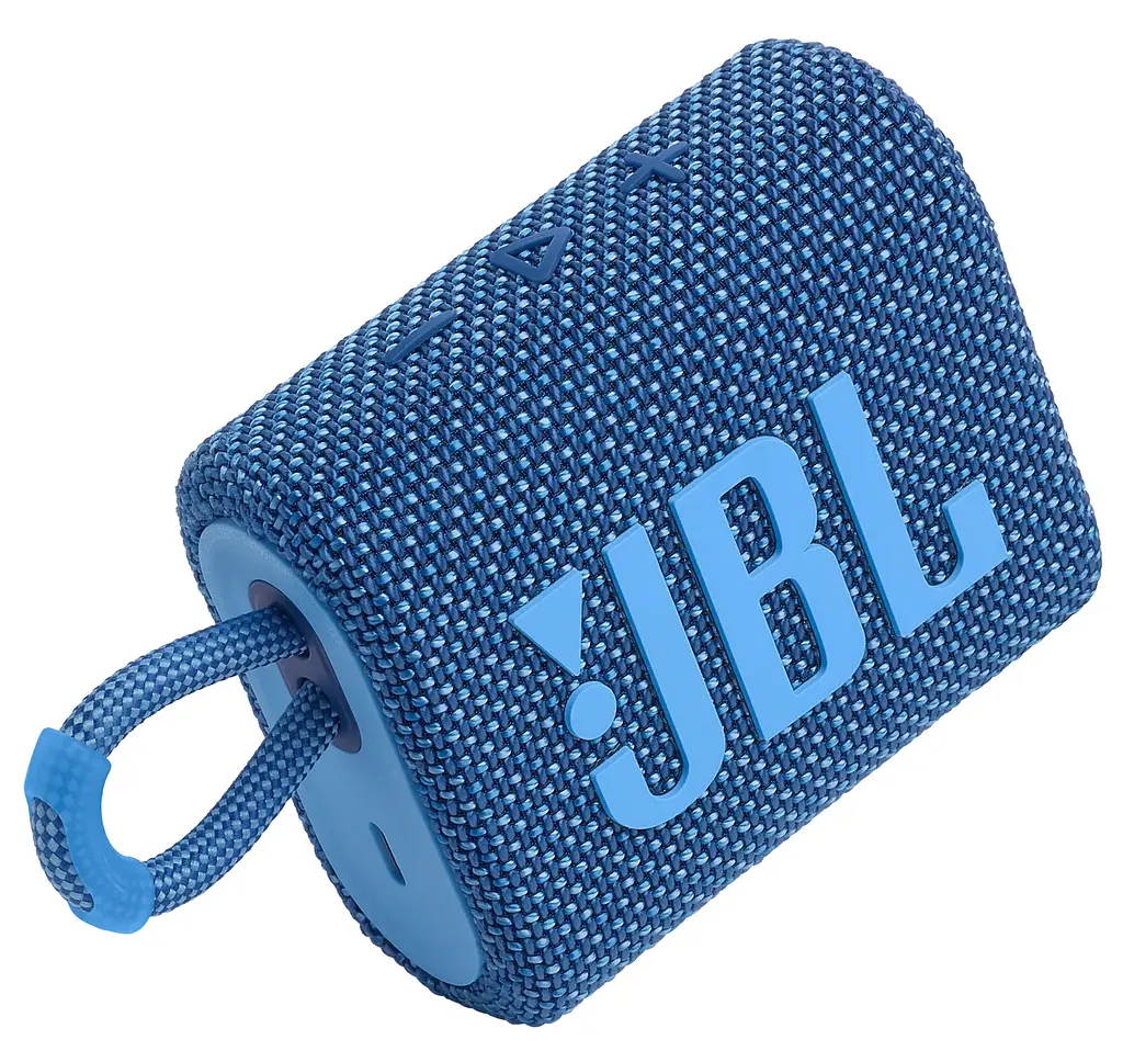 Портативна акустика JBL Go 3 Eco Blue [JBLGO3ECOBLU] [82836] - фото 2