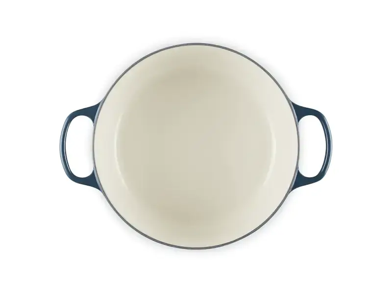Каструля Le Creuset Signature Cast Iron Round Casserole 22 см Nuit (21177221294475) - фото 2