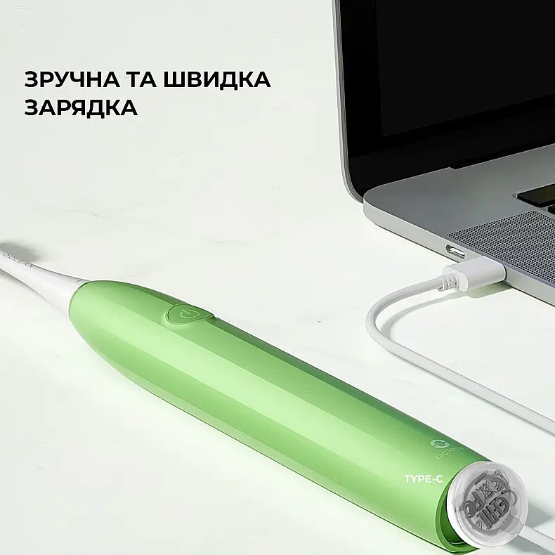 Электрическая зубная щетка Oclean Endurance Color Edition Green - фото 4