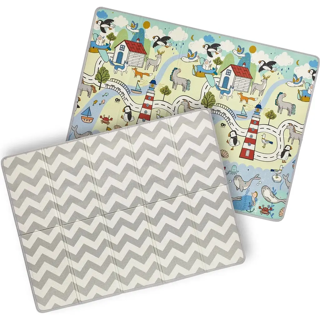 Двусторонний коврик Kinderkraft Matty 2 147x197 см KPMATT200000000 (00-00305204) - фото 3