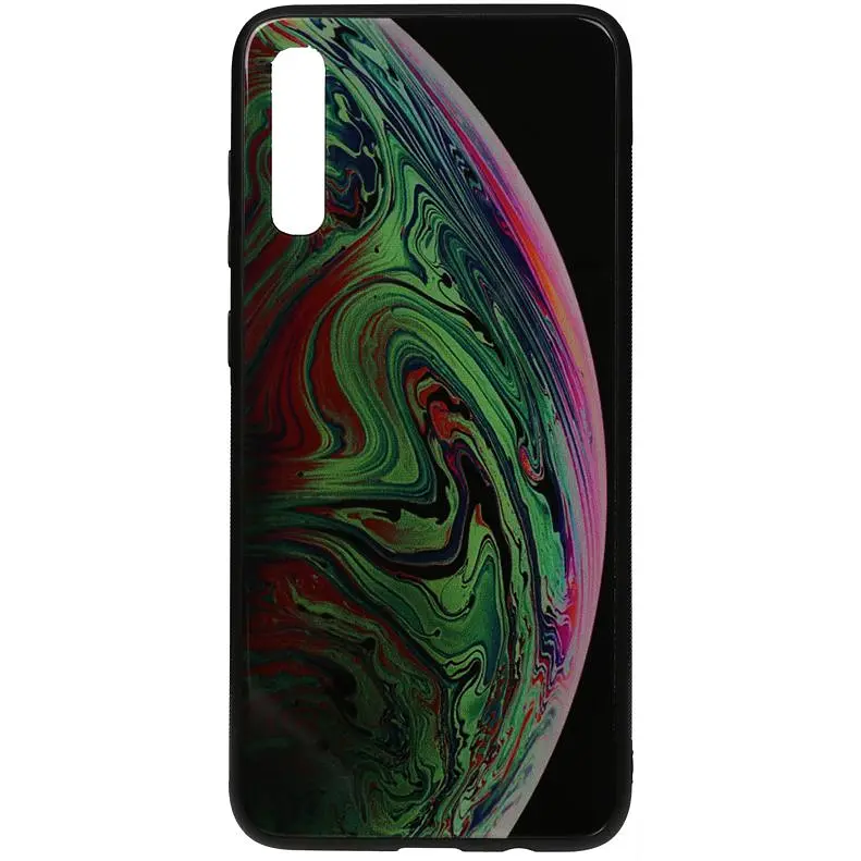 Чохол-накладка Toto Print Glass Space Case Samsung Galaxy A70 Green