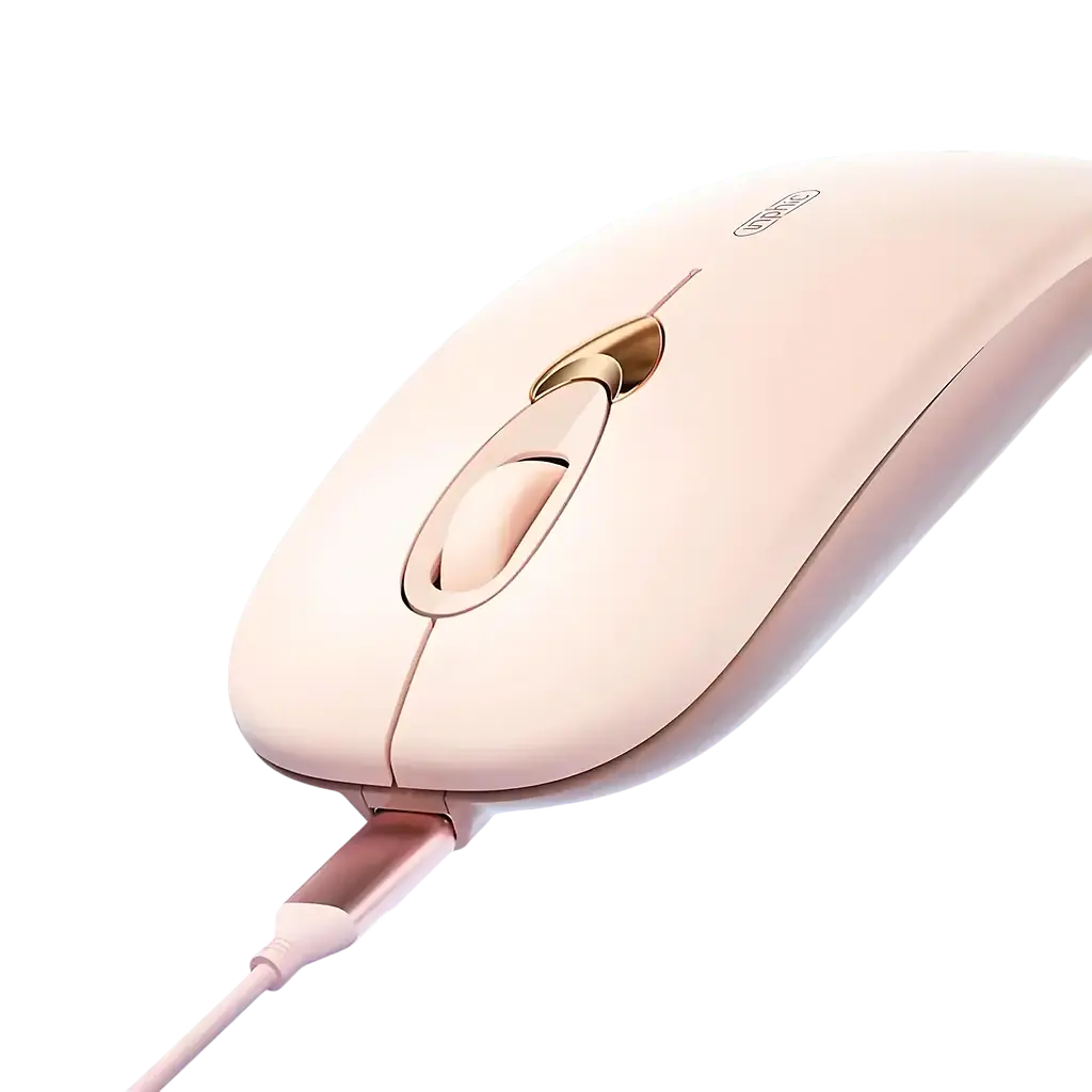 Миша бездротова INPHIC Q8 Ultra-thin Pink - фото 2