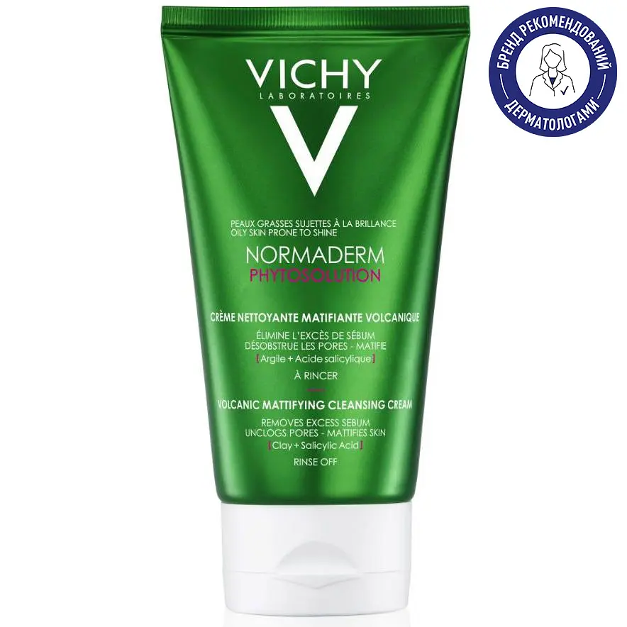 Матуючий крем-гель Vichy Normaderm Phytosolution для очищення і зменшення жирного блиску 125 мл - фото 2