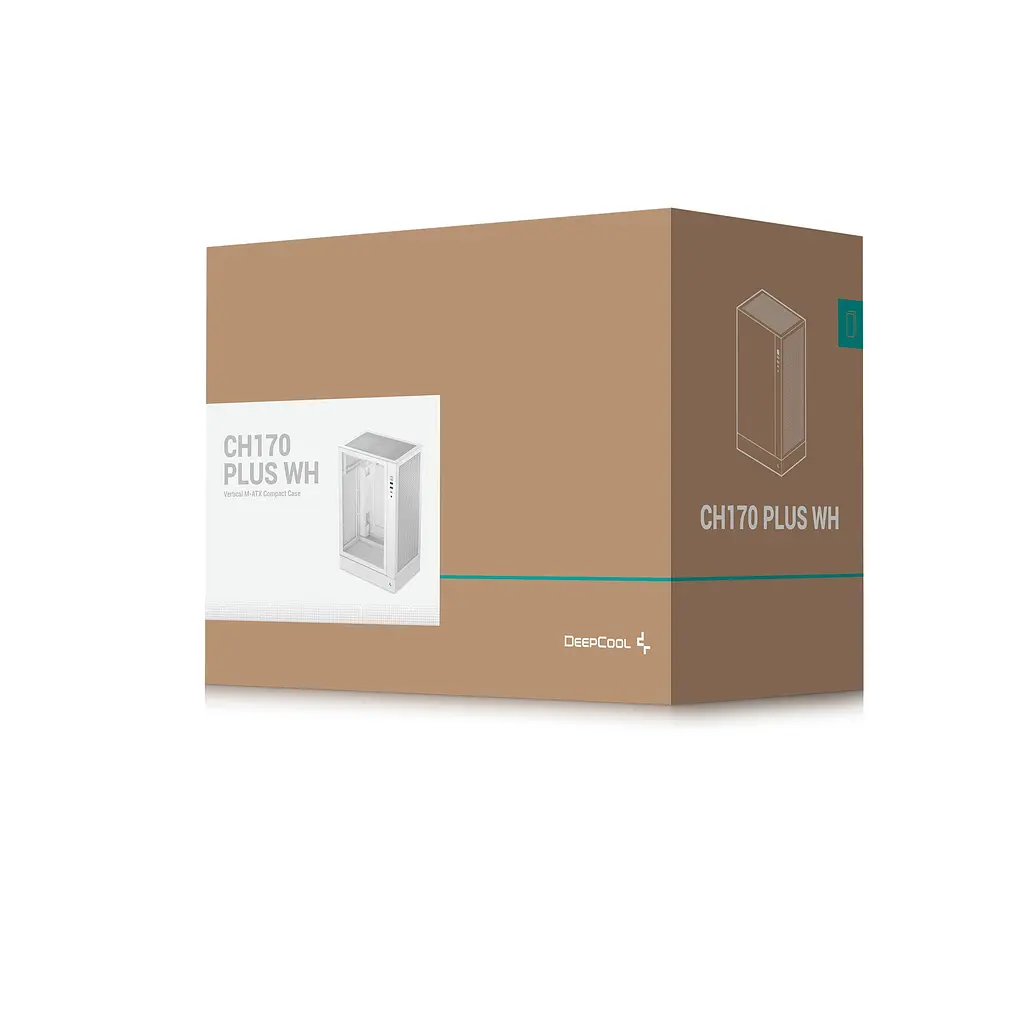 Корпус DeepCool CH170 Plus White (R-CH170-WHNGM0-G) без БЖ - фото 2