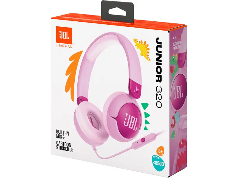 Навушники з мікрофоном JBL Junior 320 Purple (JR320PUR) - фото 8