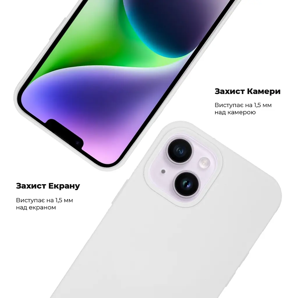 Чехол-накладка силиконовый противоударный для Apple iPhone 13, панель с защитой всего корпуса, софт тач, nectarine, ArmorStandart (ARM62139) - фото 3
