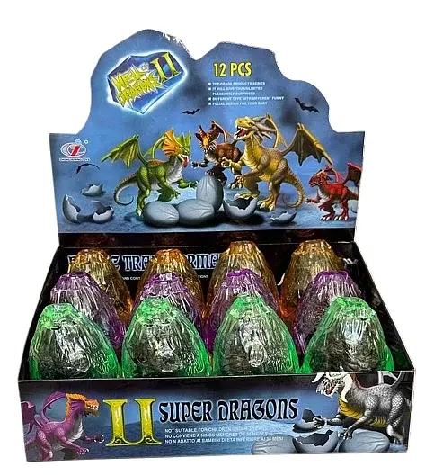 Іграшка-сюрприз у кулі «Супердракон» фіолетовий, Dino Toys