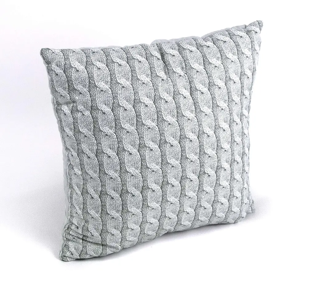 Подушка Руно 40х40 декоративна Grey Braid (Р311.52_Grey Braid)