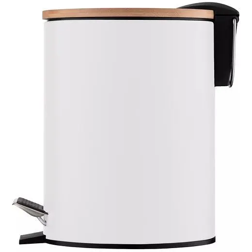 Відро для сміття Ardesto Minimalism з педаллю 3 л біле (ARHB3601WB) - фото 4