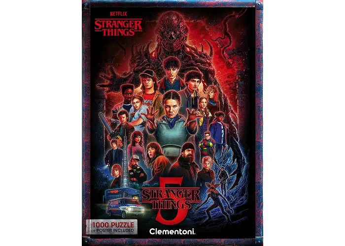 Пазл Clementoni Герої фільму Дивні Дива 5 (Stranger Things S05 Puzzle - 1000 pcs.), 1000 ел. (37096) - фото 2
