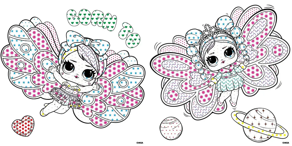 Водна розмальовка L.O.L. Surprize! Fairies Ideyka WBL005 Різнокольоровий shop (4823104388029) - фото 2