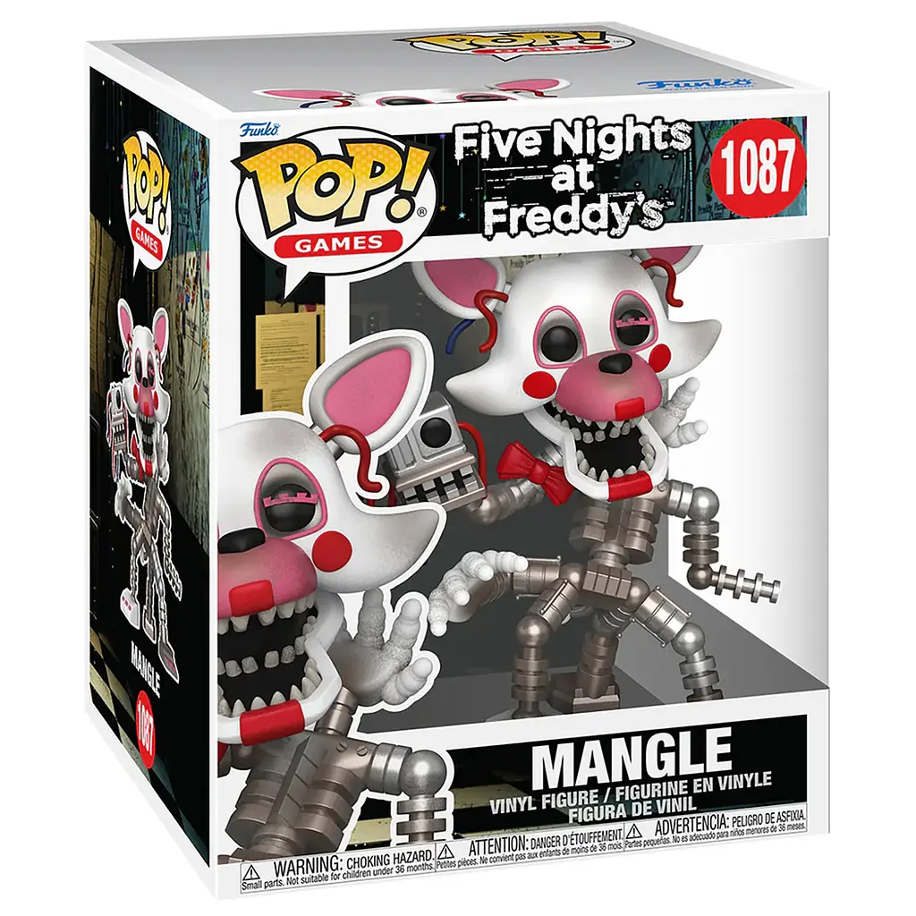 Фігурка Funko Pop Фанко Поп Мангл Фоксі П'ять ночей з Фредді Mangle Foxy 10см FNAF FF 1087 - фото 3