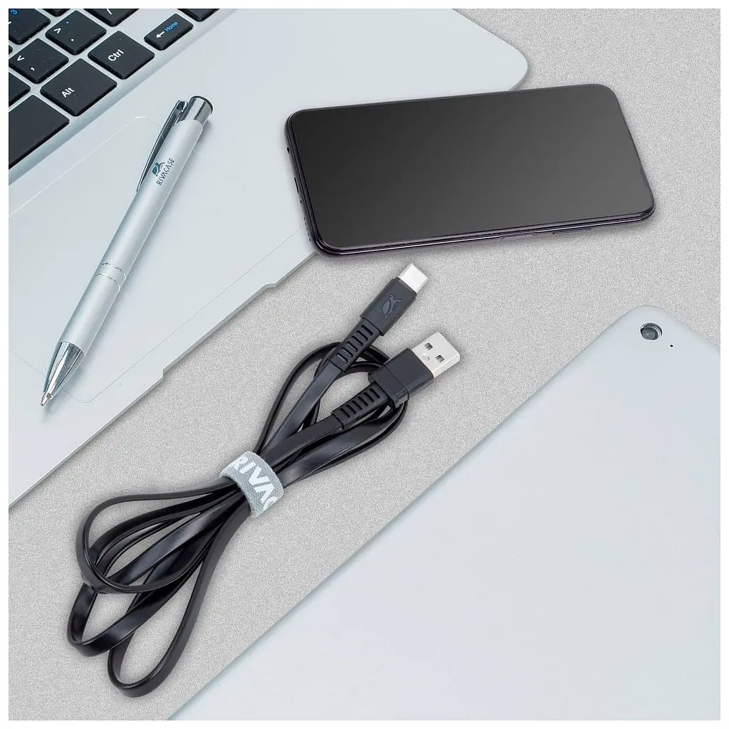 Дата кабель USB 2.0 AM to USB-C 1.2m black RivaCase (PS6002 BK12) - фото 9