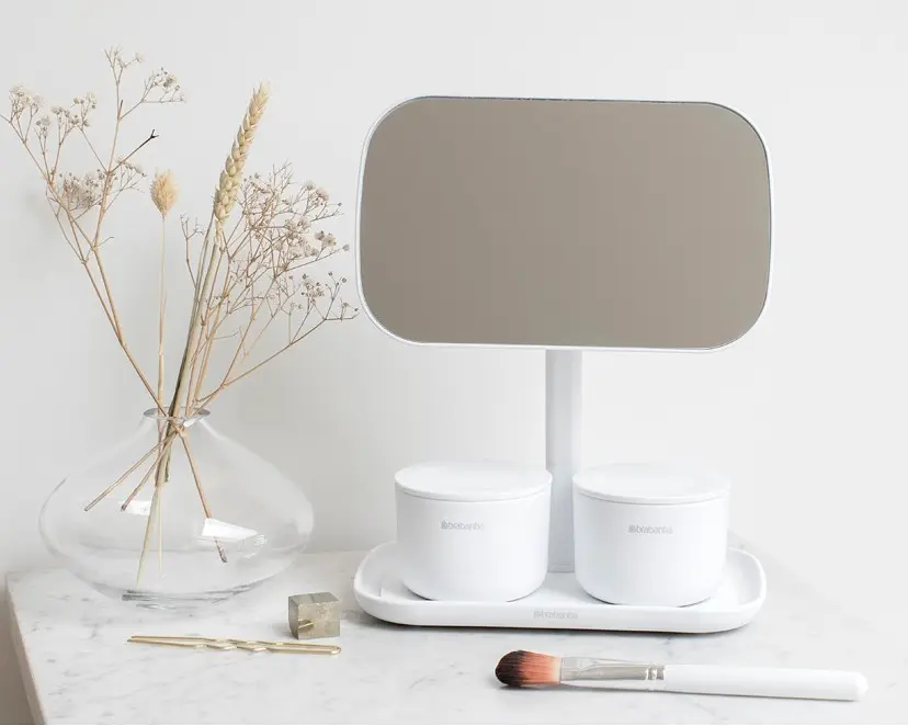 Набір ємностей Brabantia Storage pots для зберігання косметики, 3 шт., білий (281327) - фото 3
