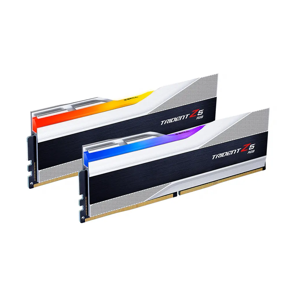 Модуль пам'яті для комп'ютера DDR5 32GB (2x16GB) 6000 MHz Trident Z5 RGB Silver G.Skill (F5-6000J3636F16GX2-TZ5RS) - фото 3