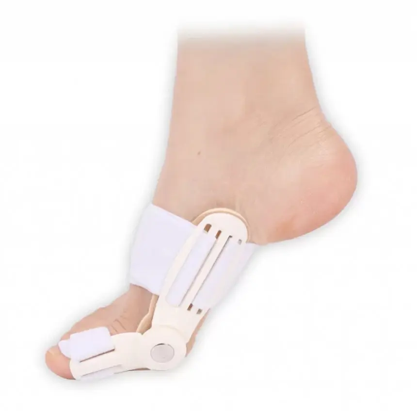 Ортопедичний силіконовий випрямляч коректор фіксатор вальгусна шина для великого пальця White (16526) - фото 2