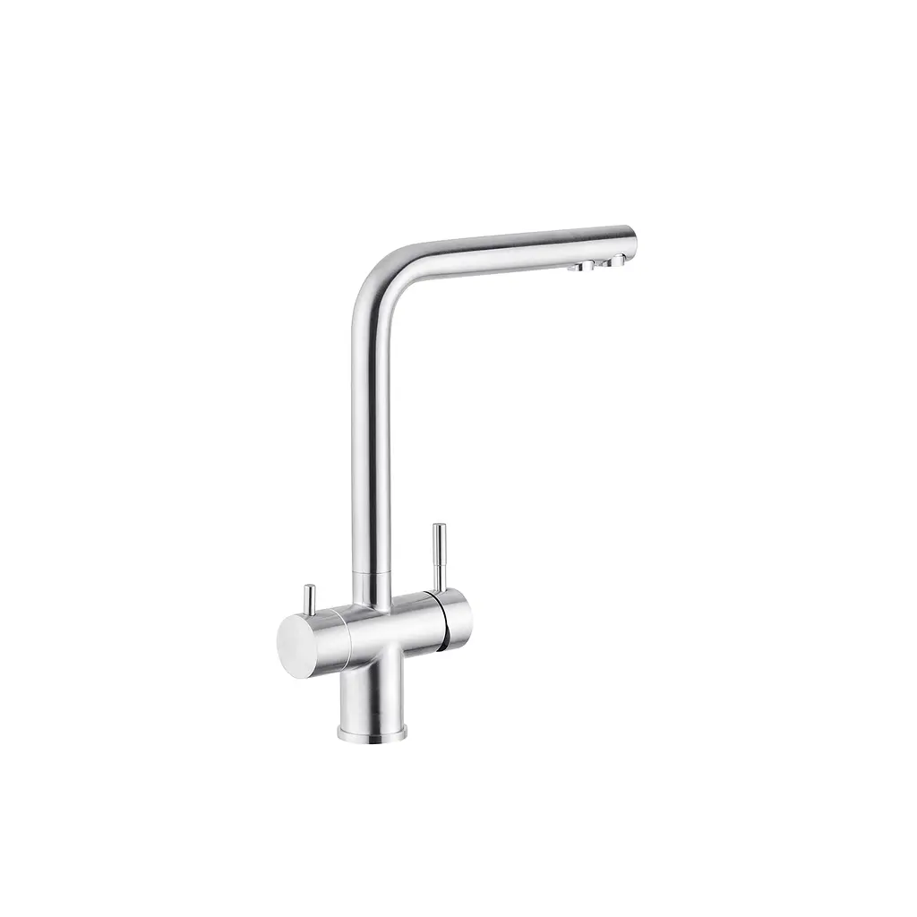 Смеситель для кухни с подключением к фильтру Kroner KRP Edelstahl Klassisch - ESG03811 CV027932 Нержавеющая сталь - фото 3