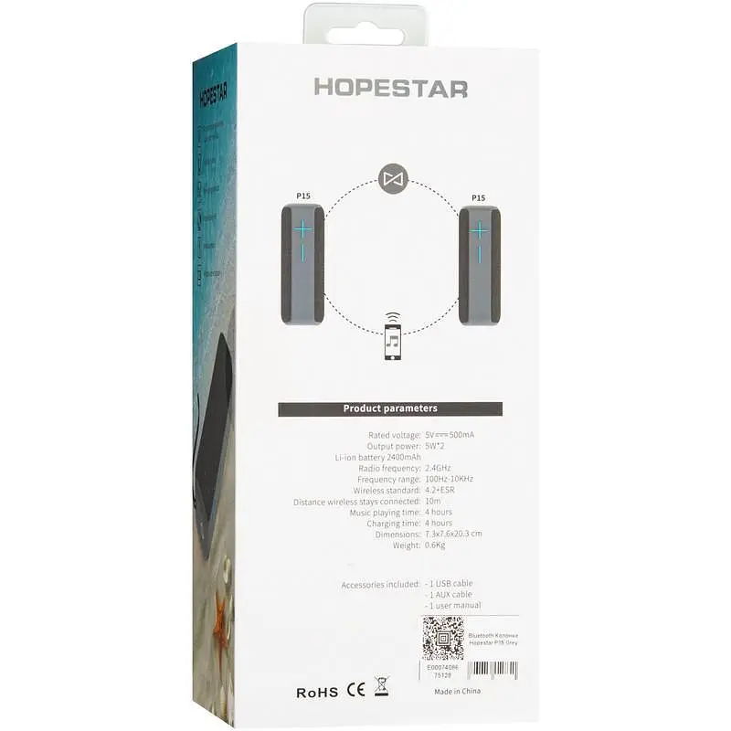 Портативна акустика Hopestar 10 Вт Bluetooth P15 бездротова - фото 3