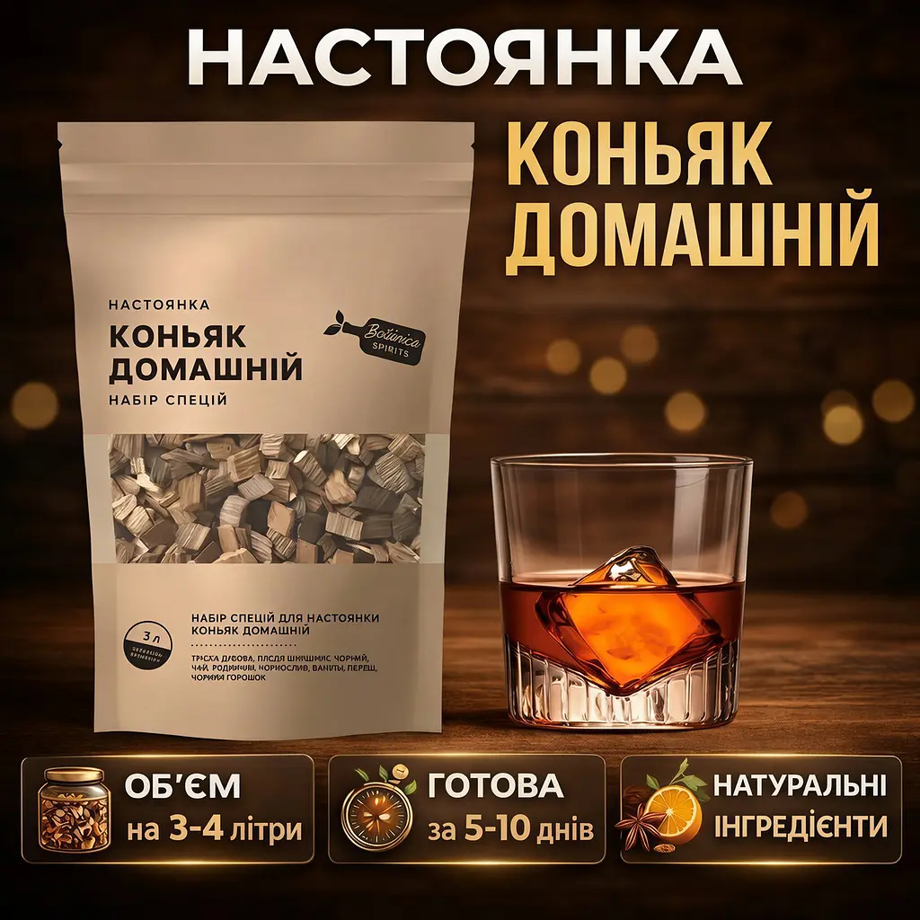 Набір спецій для настоянки Коньяк Домашній 3 л - фото 2