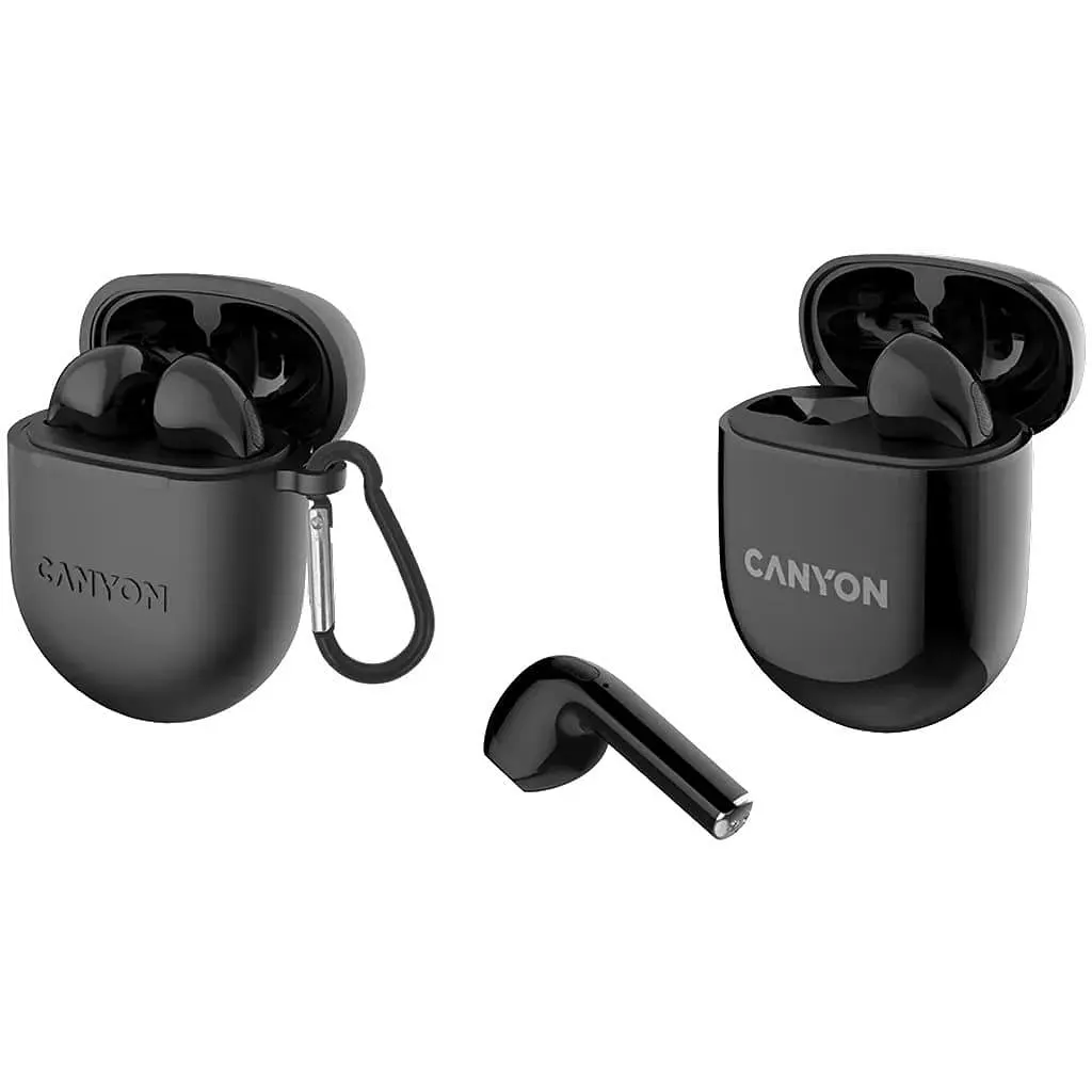 Навушники Canyon TWS headset TWS-6 Black (CNS-TWS6B) - фото 2