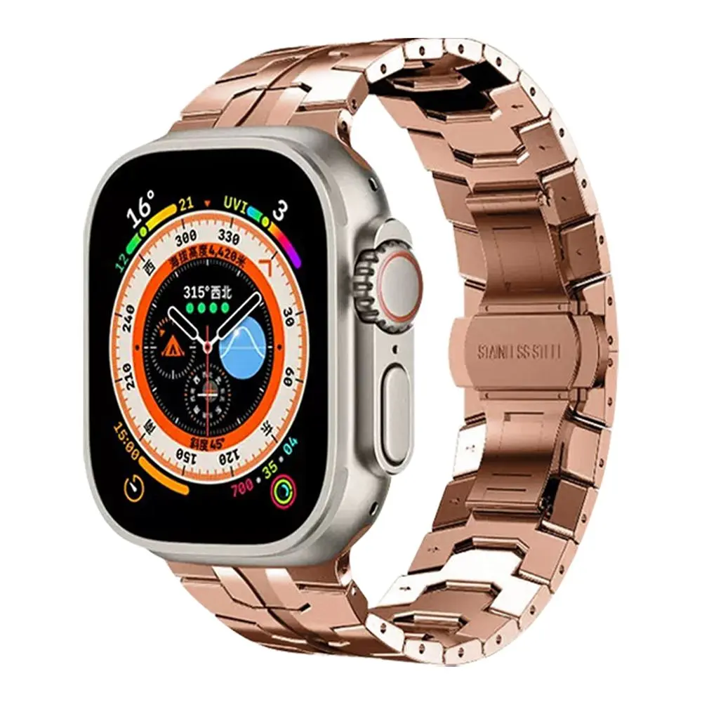 Ремінець Metallic Chain Apple Watch 41/Apple Watch 40/Apple Watch 38mm Rose Gold (37195_3610676)
